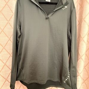 Gymshark Teal Quarter-Zip Top